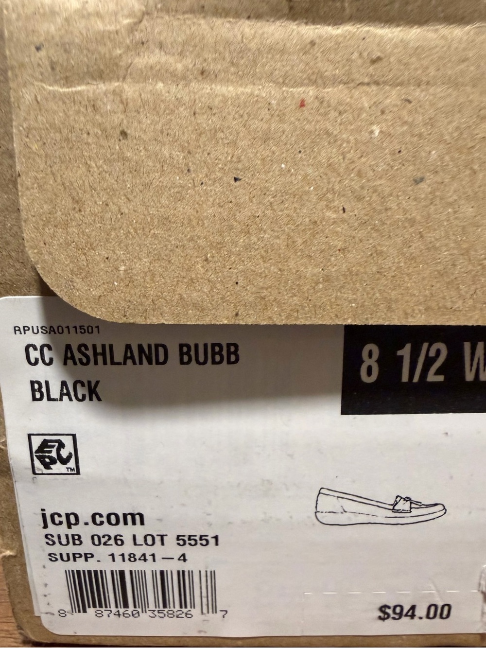 Collection By Clarks CC Ashland Bubb Black Loafers - Size 8.5W

📍 Worn Only Once